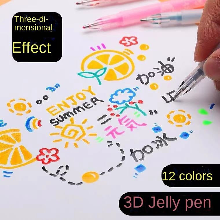 Set di penne gel colorate per design 3D creativi - Set ArtPen 3D