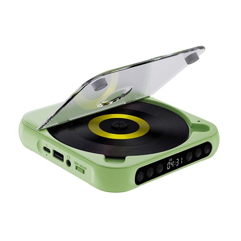 Tragbarer CD-Player – Bluetooth 5.3 mit Wiederaufladbarem Akku