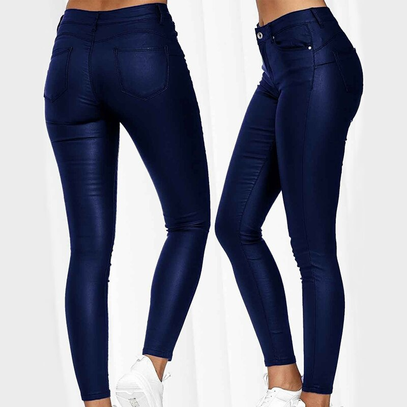 Bolendo Lexi pantalon en cuir stretch