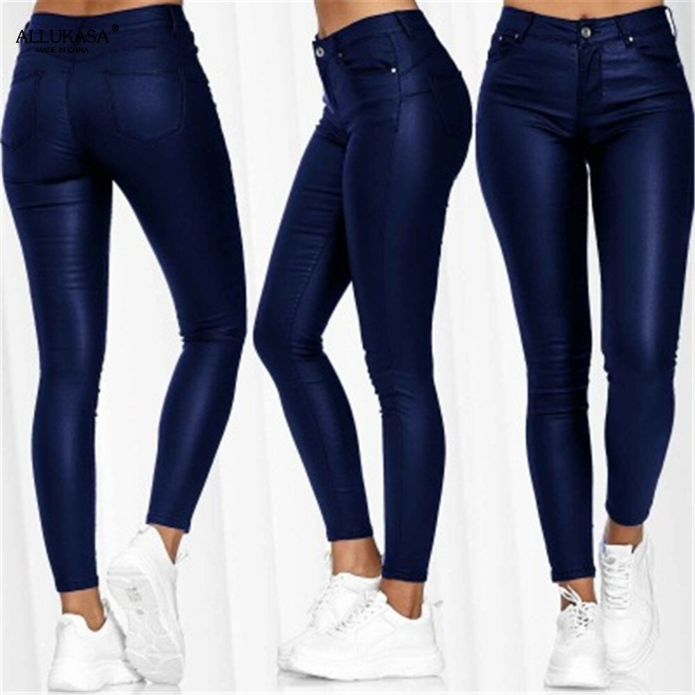 Bolendo Lexi pantalon en cuir stretch