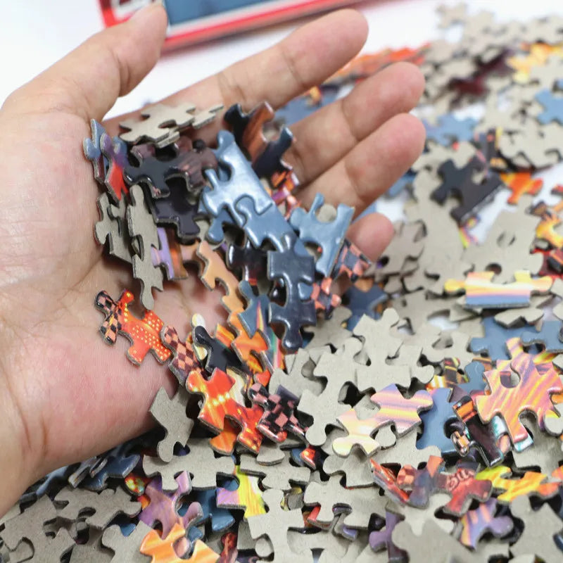 500 stukjes puzzel met verschillende landschapspatronen voor kinderen 1