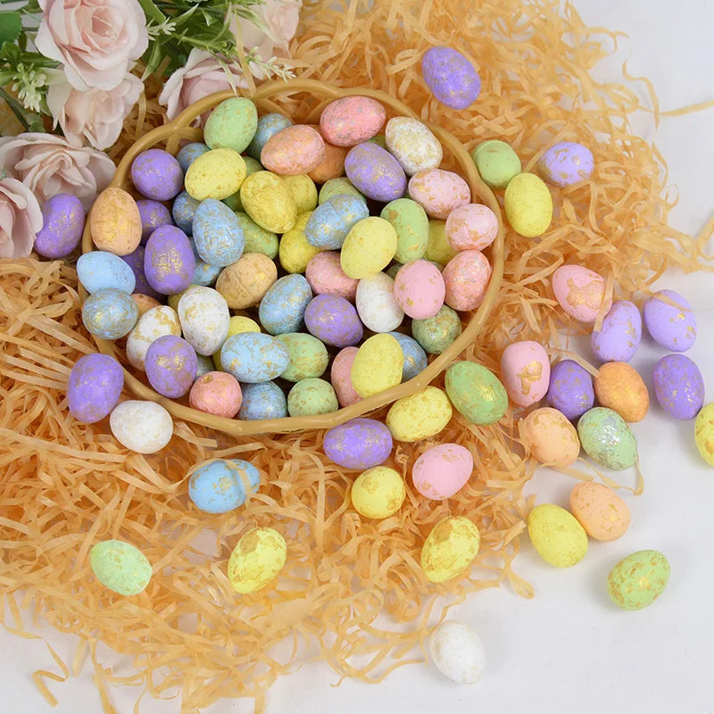 50 Mini Paas Schuim Eieren voor DIY Paasdecoratie en Knutselen 1