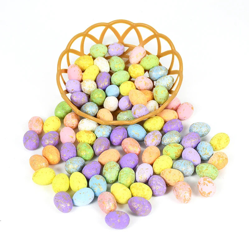 50 Mini Paas Schuim Eieren voor DIY Paasdecoratie en Knutselen 3