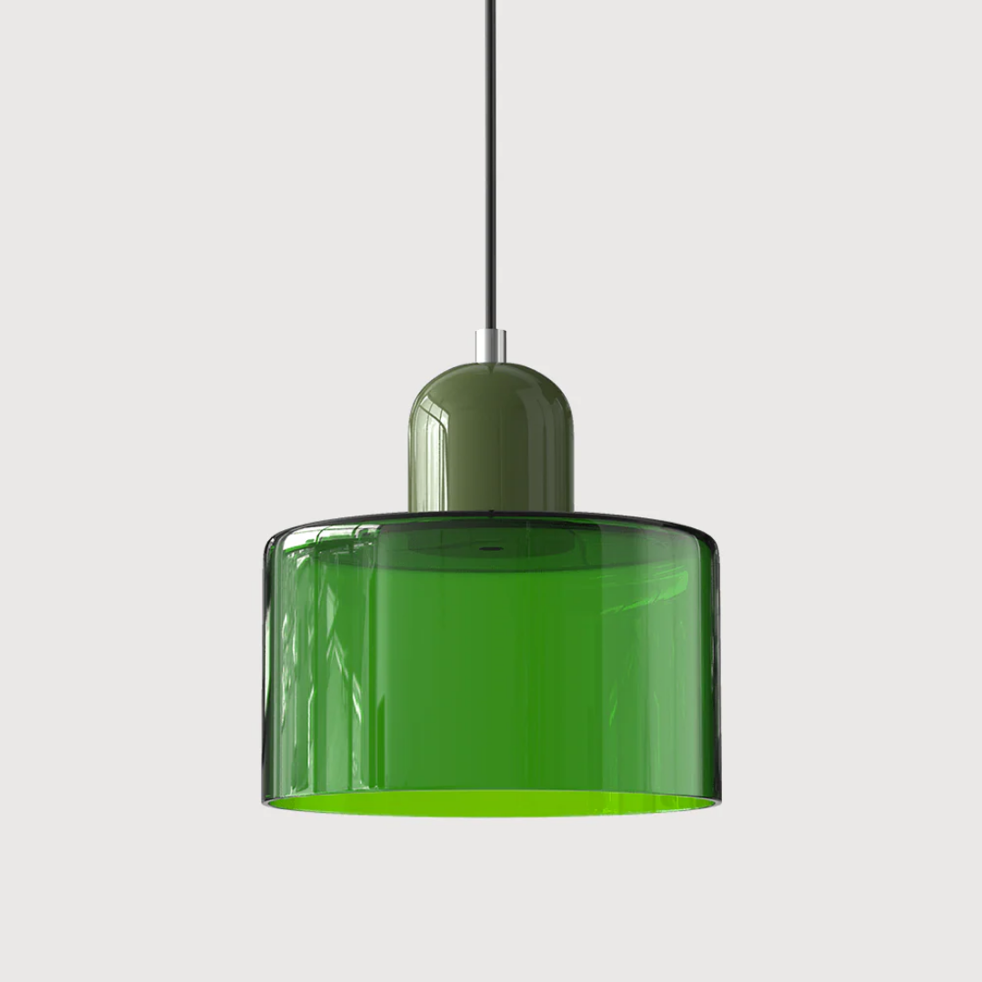Retro-Hängelampe – Vintage-Design, Glasschirm & E27-Fassung