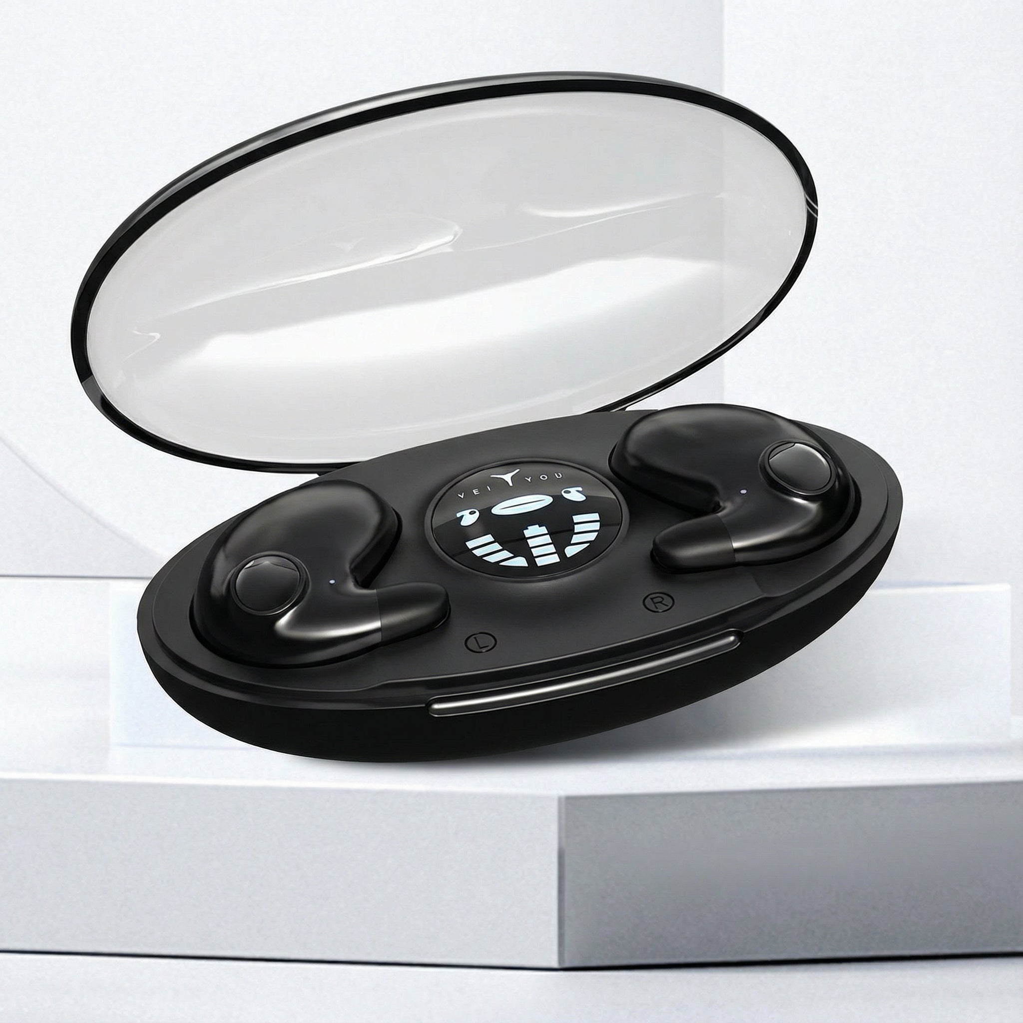 Bezdrátová sluchátka na spaní – Ultratenká, Bluetooth 5.3 a ochrana proti stříkající vodě IPX5