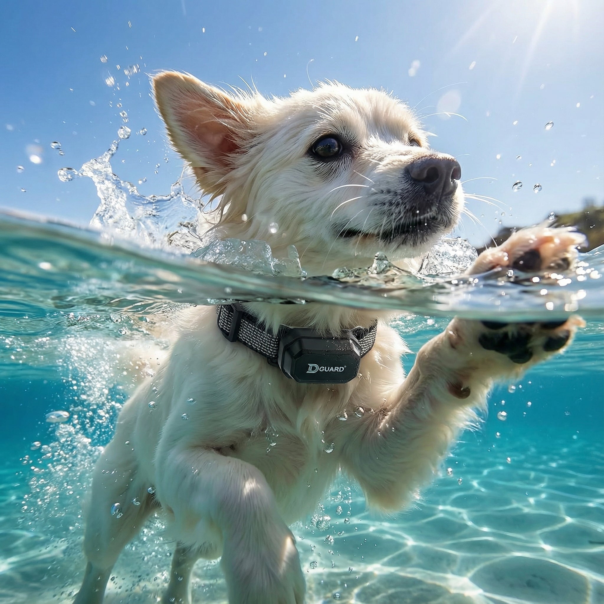Hundehalsbånd med fjernbetjening | Signal- og vibrationsfunktion til træning