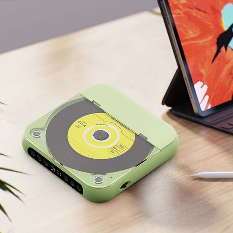 Tragbarer CD-Player – Bluetooth 5.3 mit Wiederaufladbarem Akku