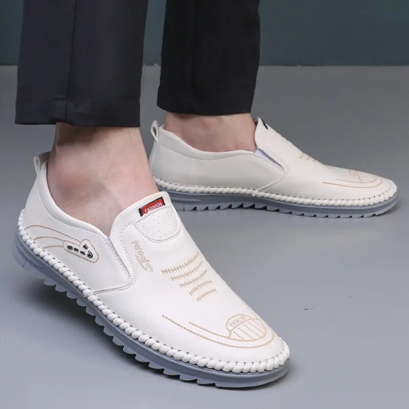 Curt - Komfortable og åndbare loafers i læder