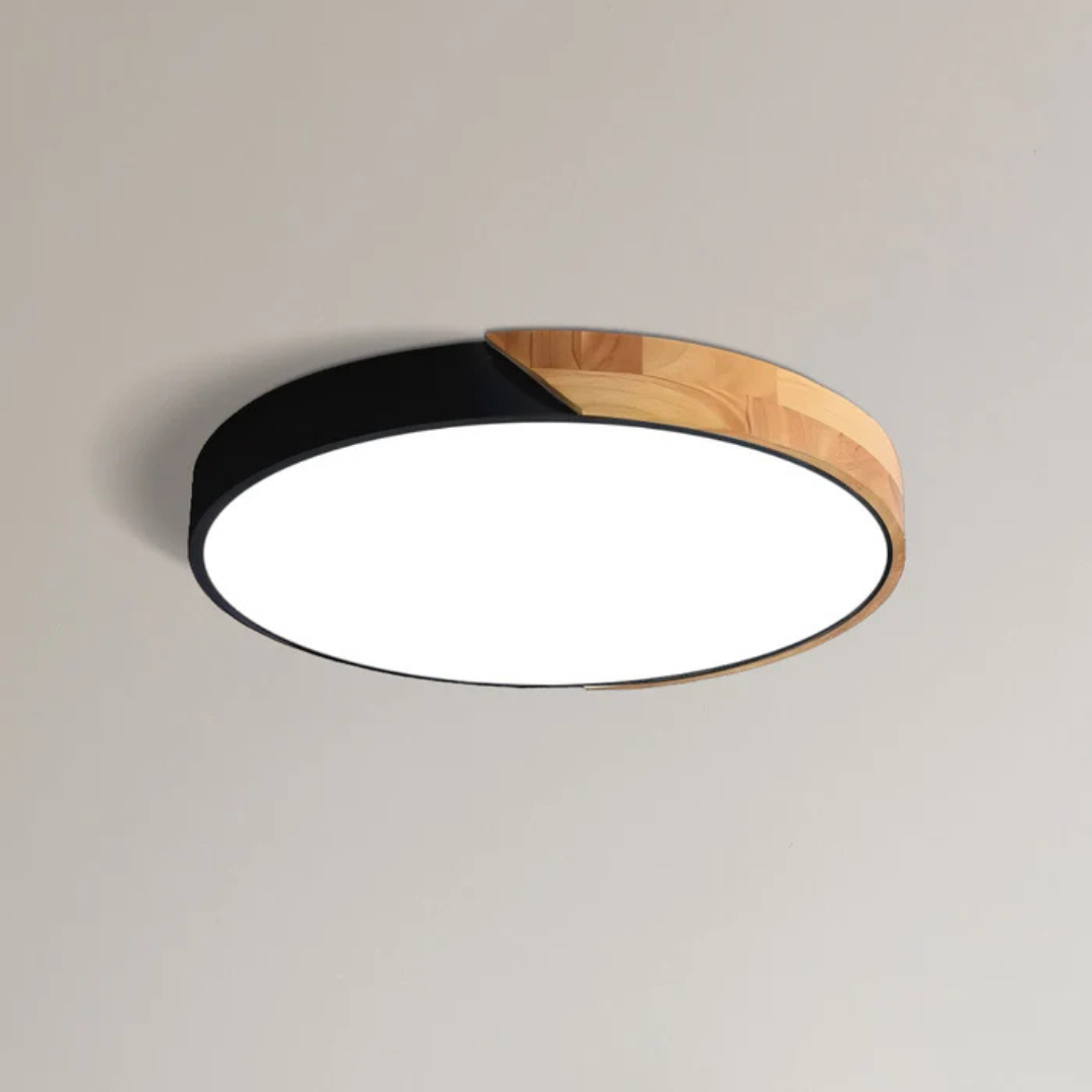 LED-Deckenleuchte – Skandinavisches Design aus Holz & Energieeffiziente Beleuchtung