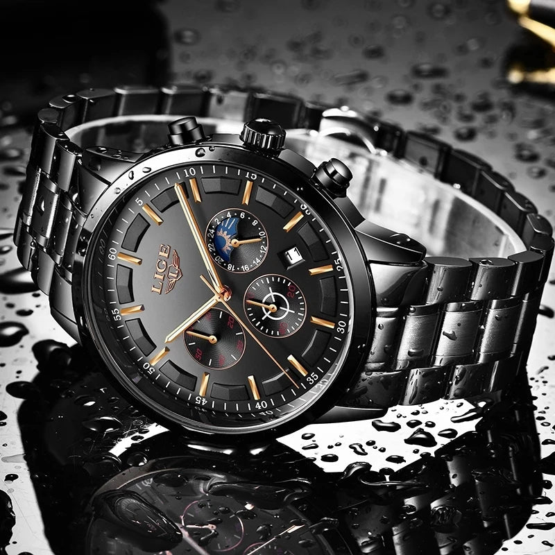 Orologio militare robusto in acciaio - SteeleX