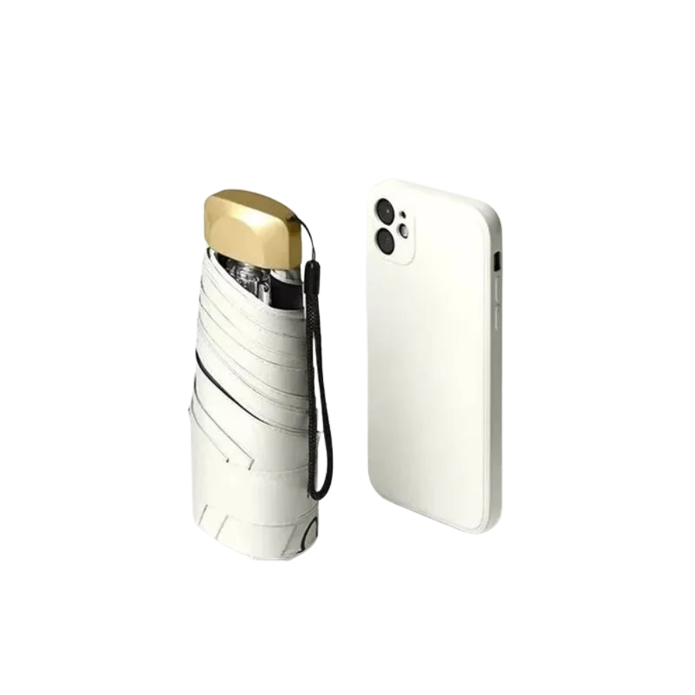 PocketShield – Mini dáždnik s UV ochranou, ľahký a vetruvzdorný