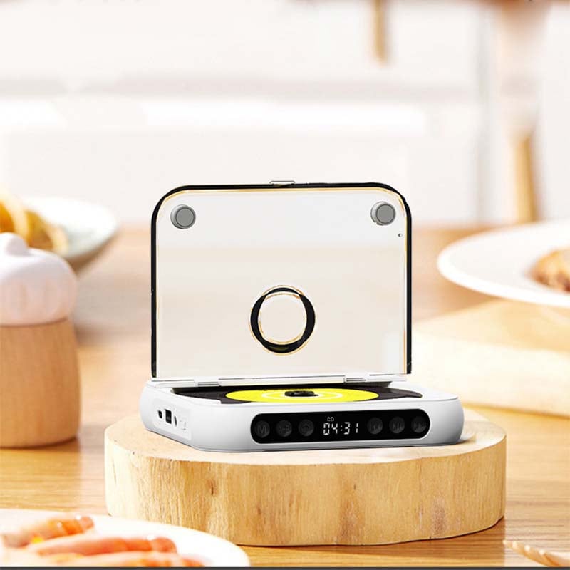 Tragbarer CD-Player – Bluetooth 5.3 mit Wiederaufladbarem Akku