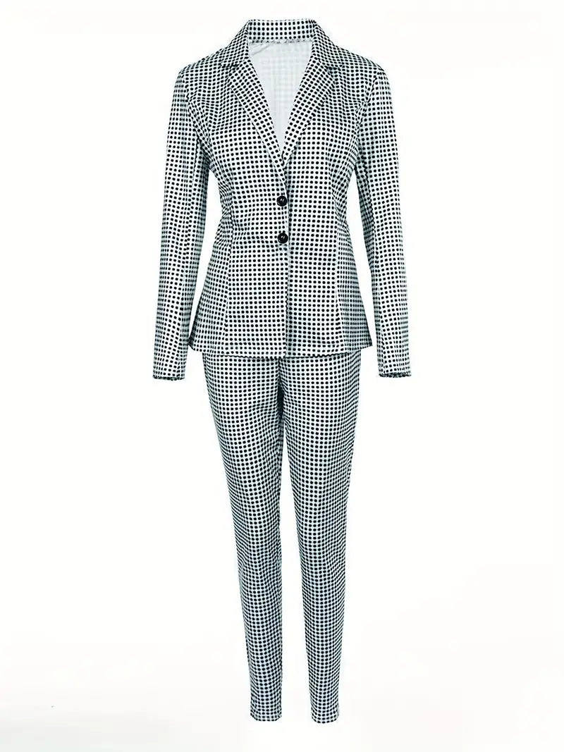 Set elegante di blazer e pantaloni da donna - Rivoka