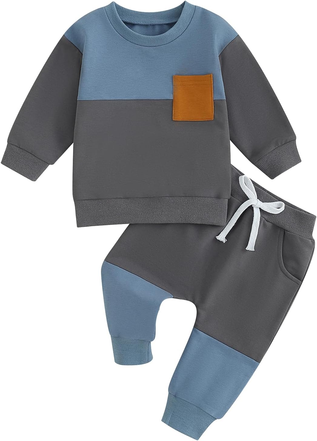 Baby Jogger Set Hiver - Sweatshirt et Pantalon avec Contraste