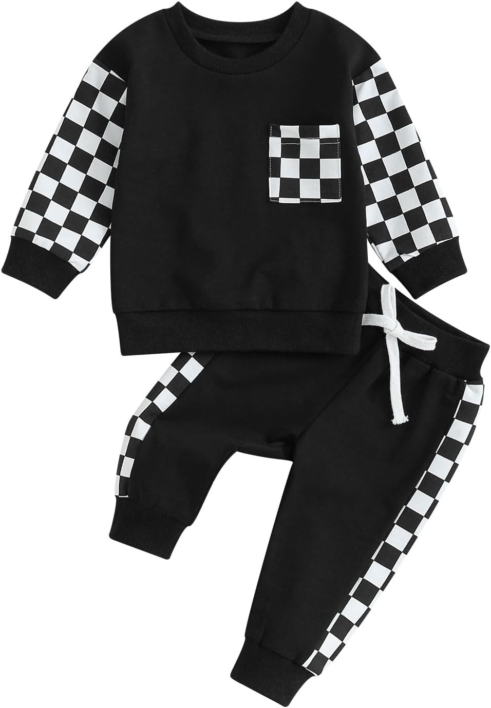 Baby Jogger Set Hiver - Sweatshirt et Pantalon avec Contraste