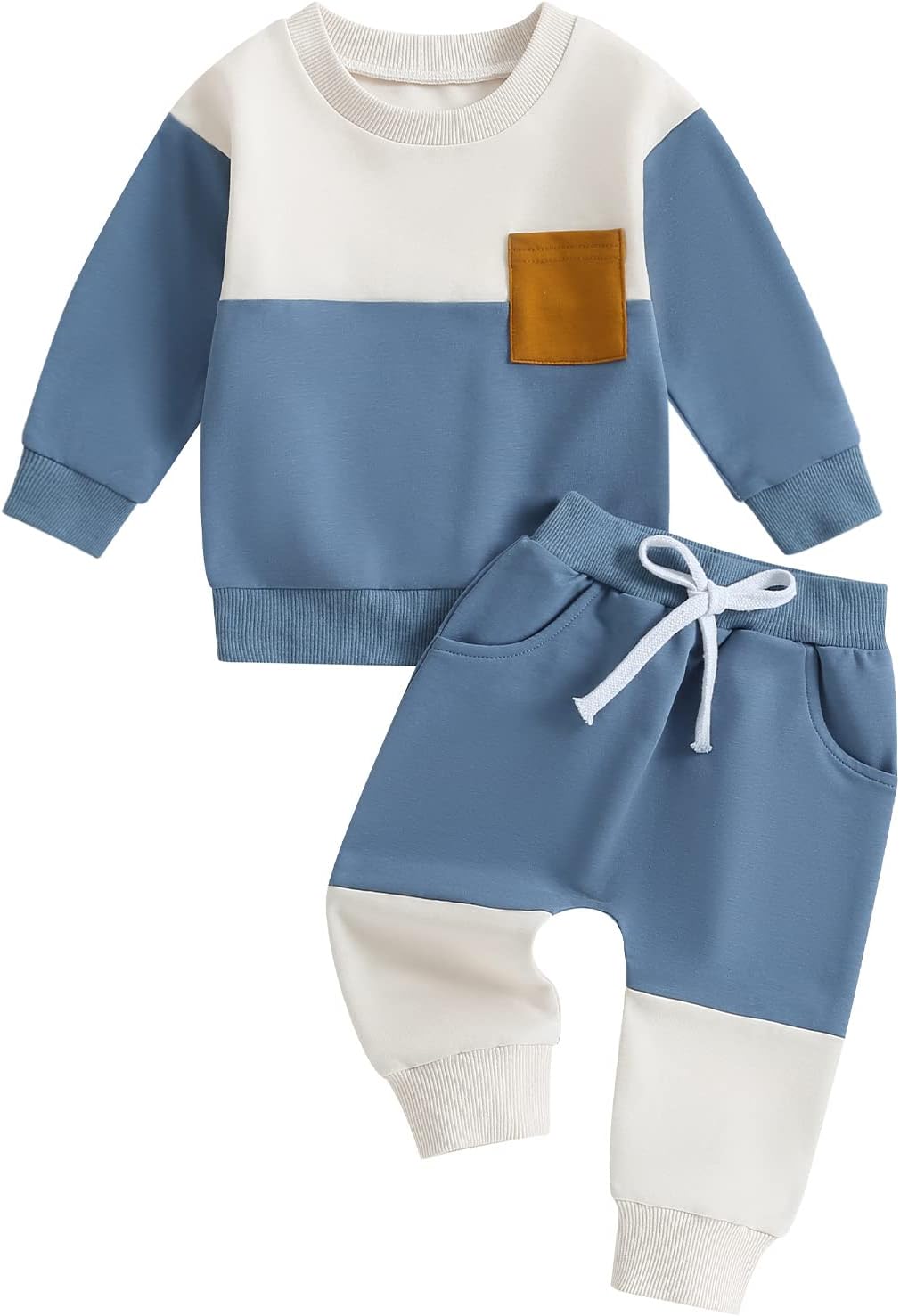 Baby Jogger Set Hiver - Sweatshirt et Pantalon avec Contraste