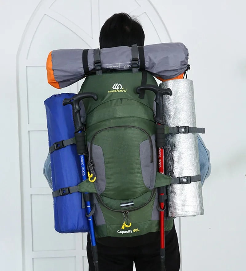 OutdoorHaven - 60L batoh - vodotěsný, robustní a prostorný