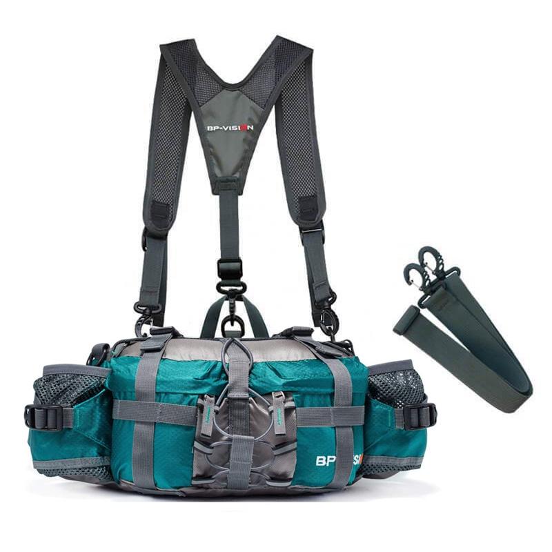 Outdoor dobrodružná crossbody taška - praktická taška s viacerými priehradkami