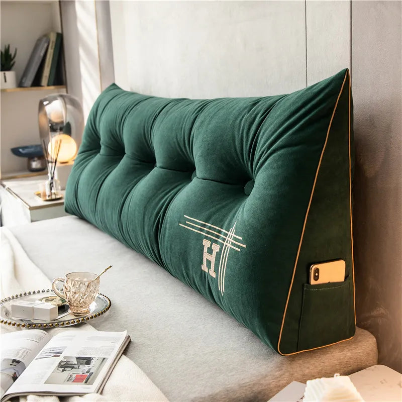 Coussin de dos grand – Doux, soutenant et confortable pour lit et coin détente