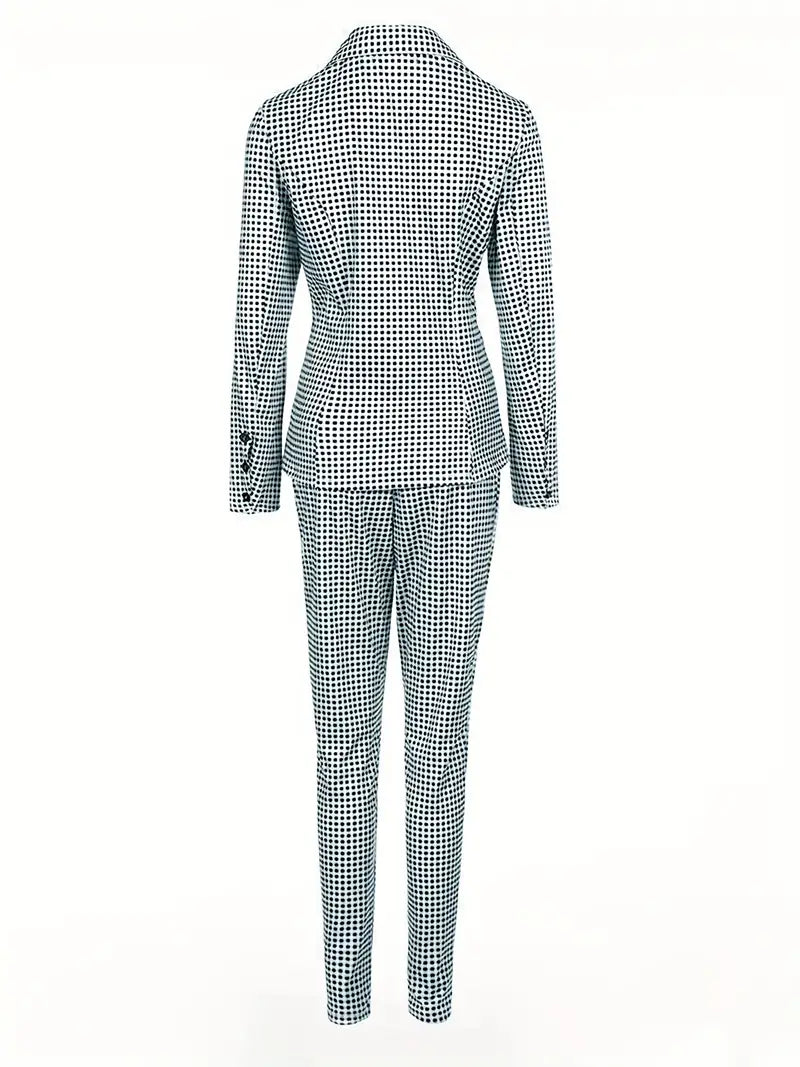 Set elegante di blazer e pantaloni da donna - Rivoka