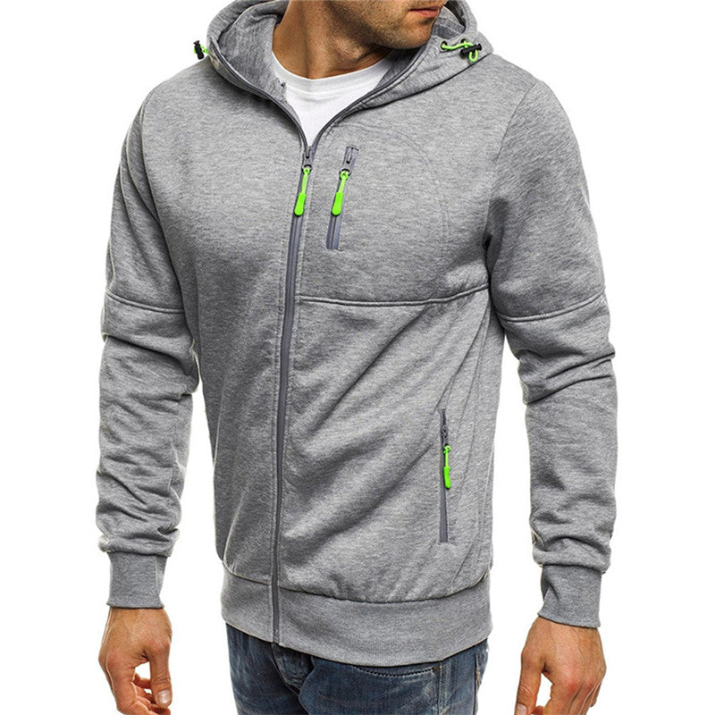 Herren Hoodie mit Reißverschluss – Fleece & Kapuze für Komfort