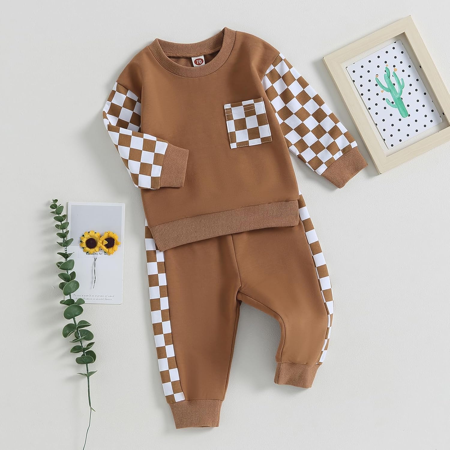 Baby Jogger Set Hiver - Sweatshirt et Pantalon avec Contraste
