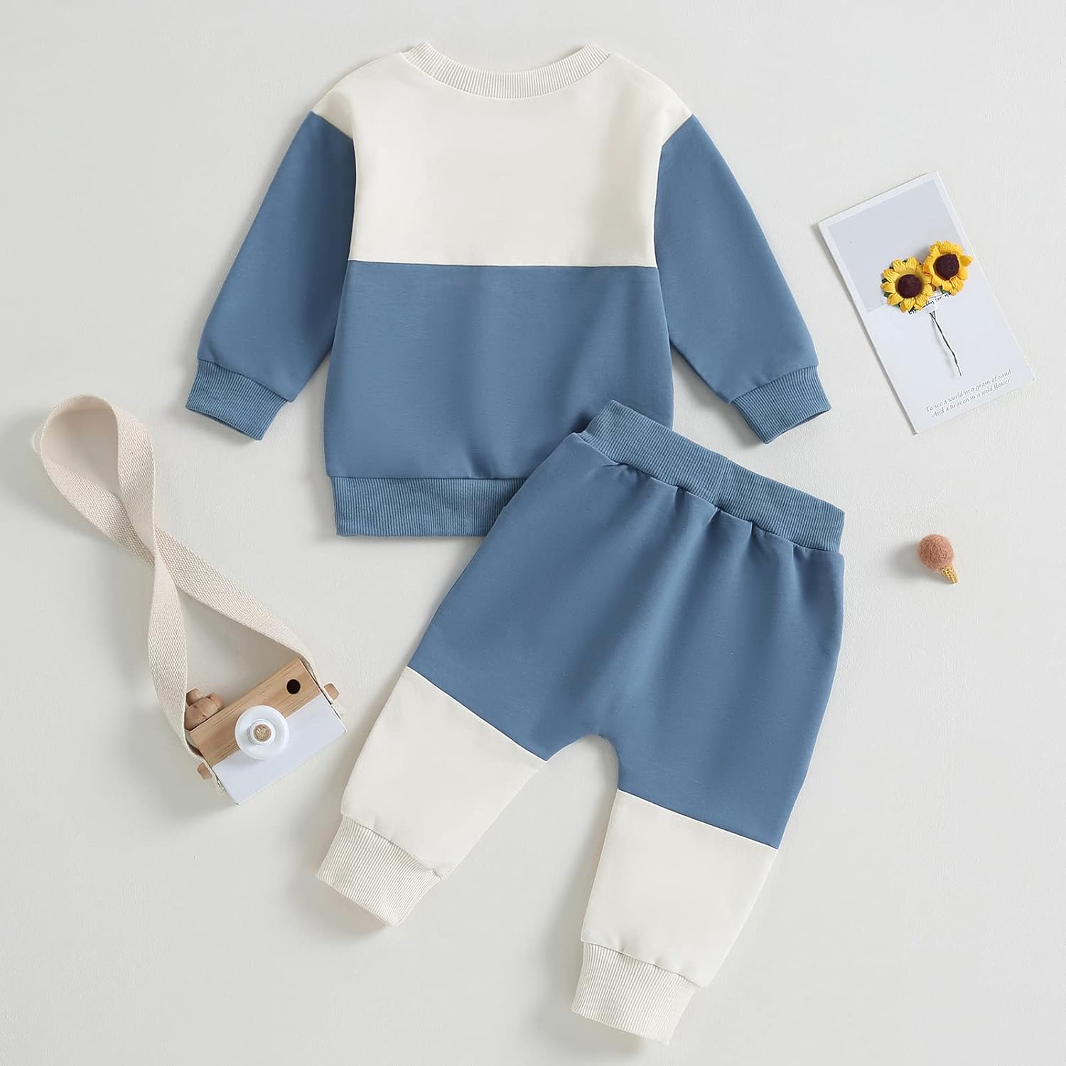 Baby Jogger Set Hiver - Sweatshirt et Pantalon avec Contraste