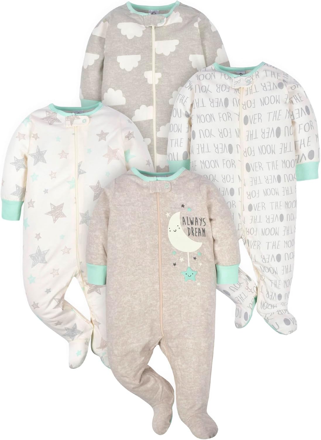 Gerber Babyschlafanzug für Jungen mit Füßen