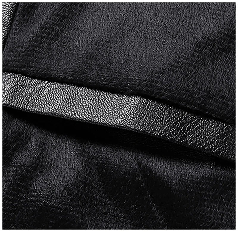 Slim Fit bunda z pravého kože - Dravio