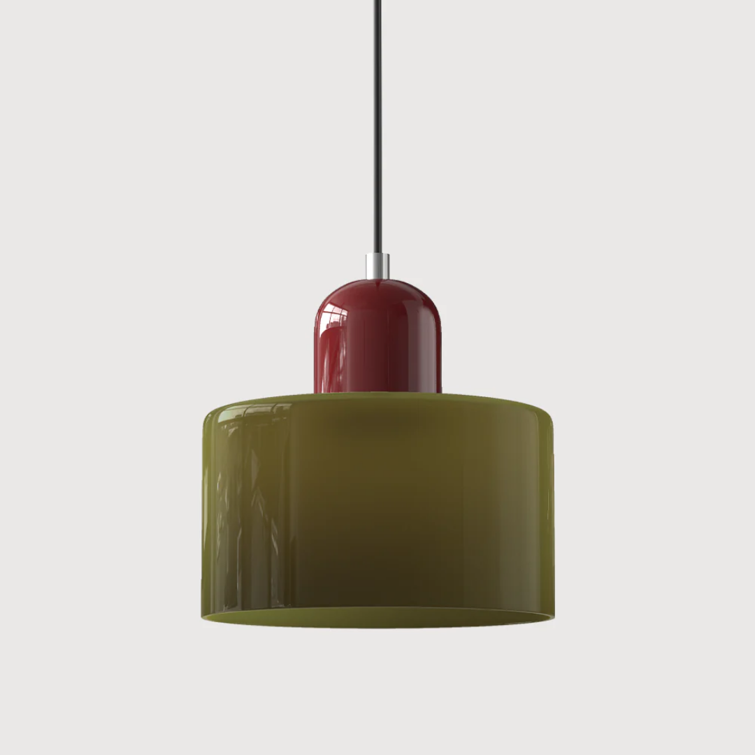 Retro-Hängelampe – Vintage-Design, Glasschirm & E27-Fassung