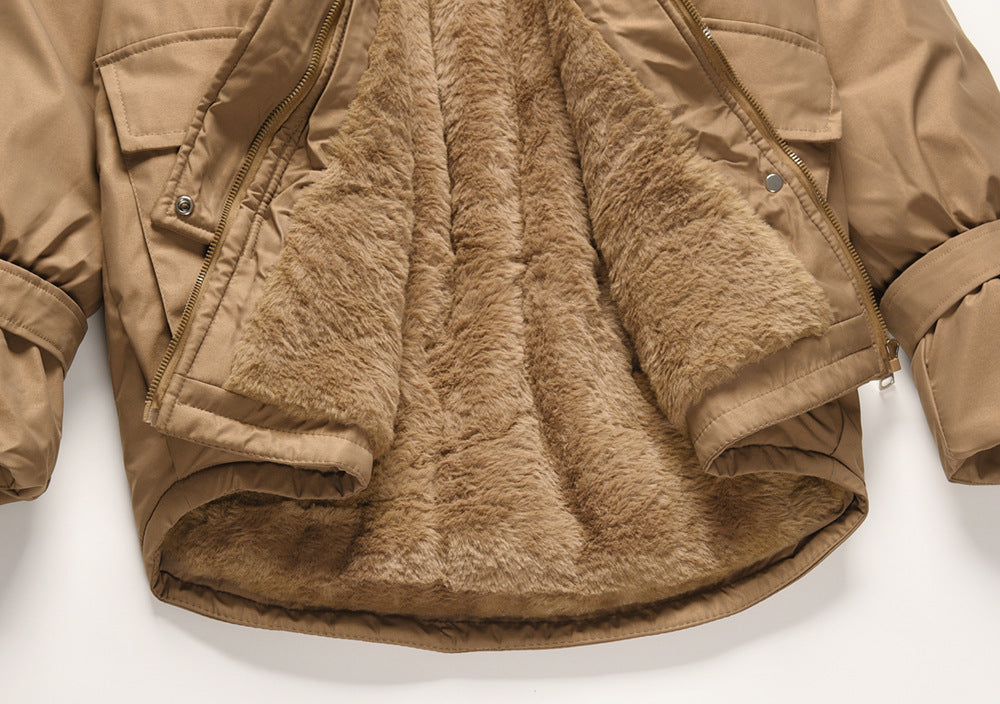 Shonda - Cape en peluche élégante