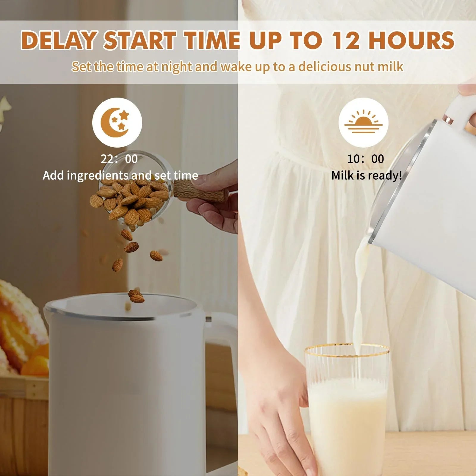 8-in-1 Nussmilchmaker (1000 ml) - NutriBlend 3