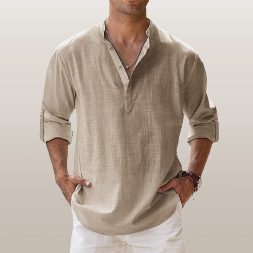 Bolendo Manfred | Langærmet hørskjorte