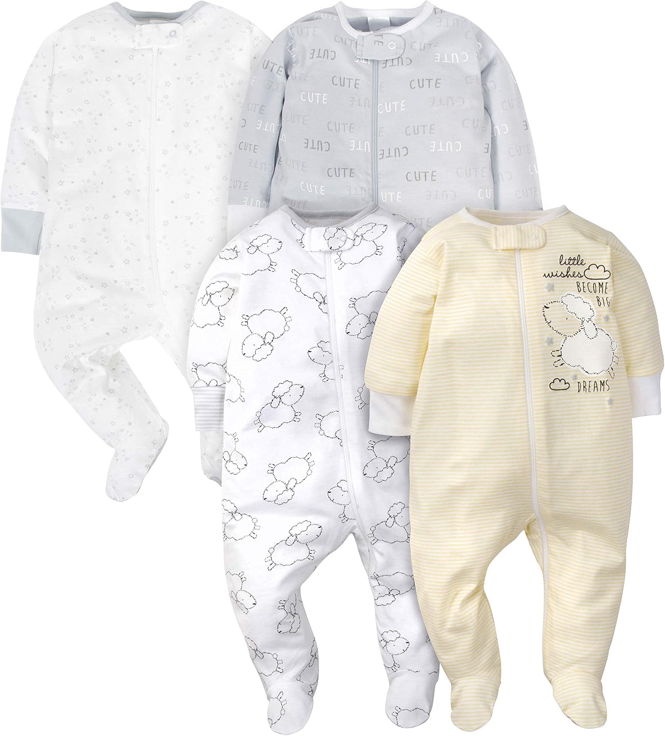 Gerber Babyschlafanzug für Jungen mit Füßen