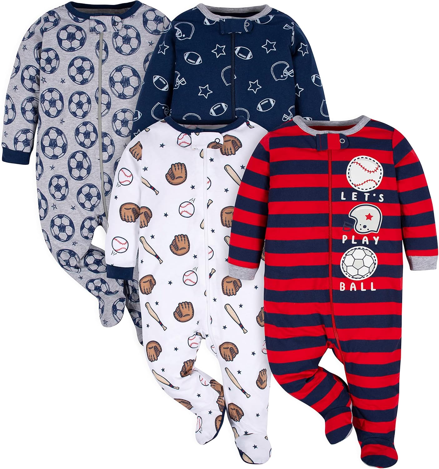 Gerber Babyschlafanzug für Jungen mit Füßen