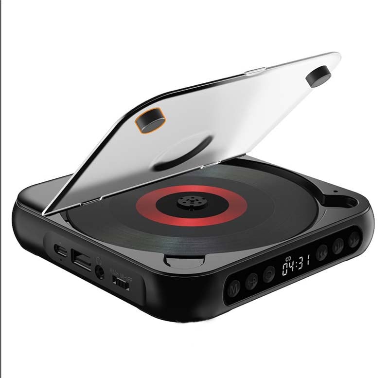 Tragbarer CD-Player – Bluetooth 5.3 mit Wiederaufladbarem Akku