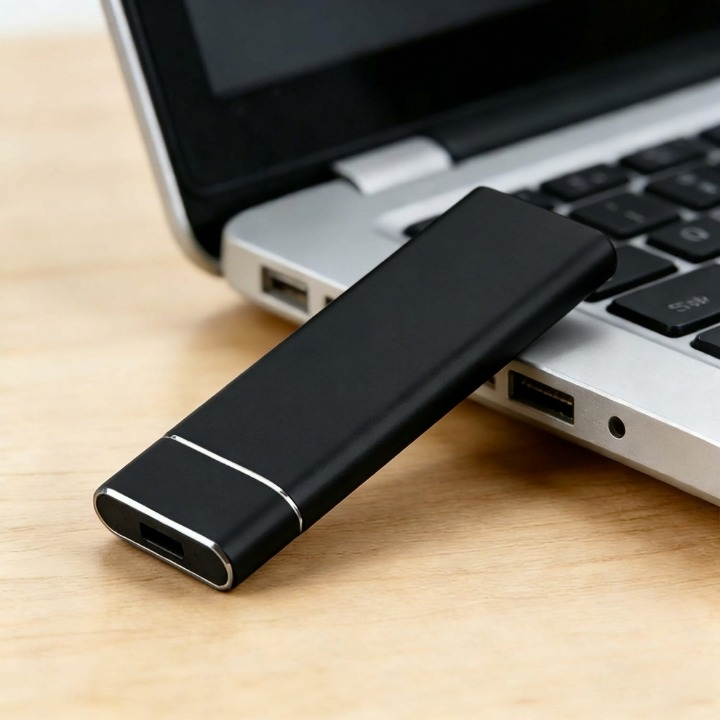 8TB Externe SSD — USB 3.1 Typ-C, Plug & Play, Aluminium 0