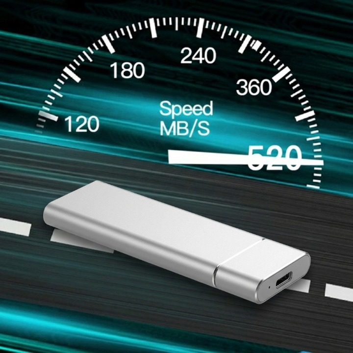 8TB Externe SSD — USB 3.1 Typ-C, Plug & Play, Aluminium 4