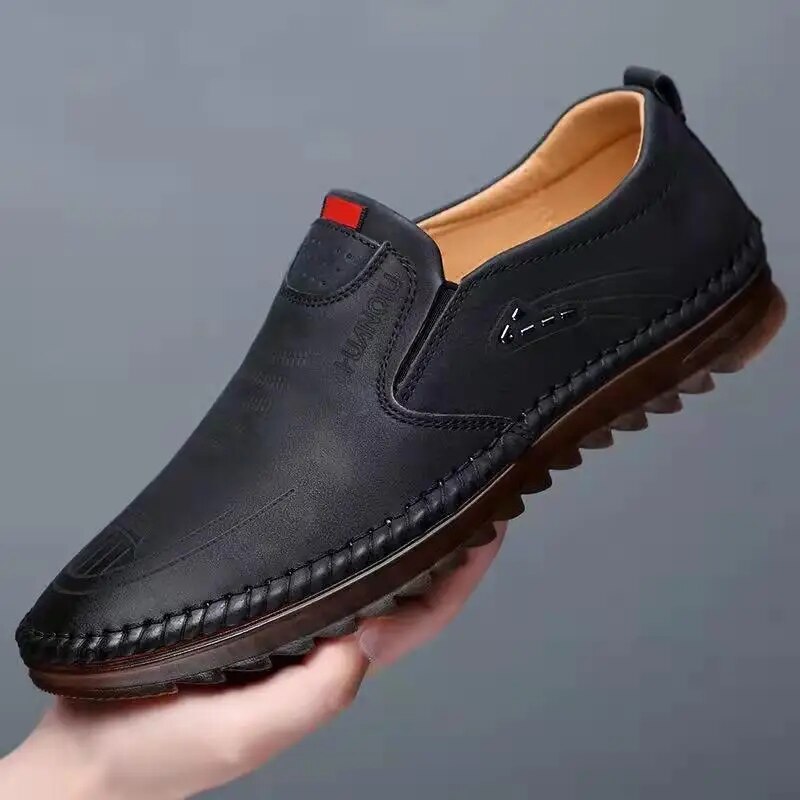Curt - Komfortable og åndbare loafers i læder
