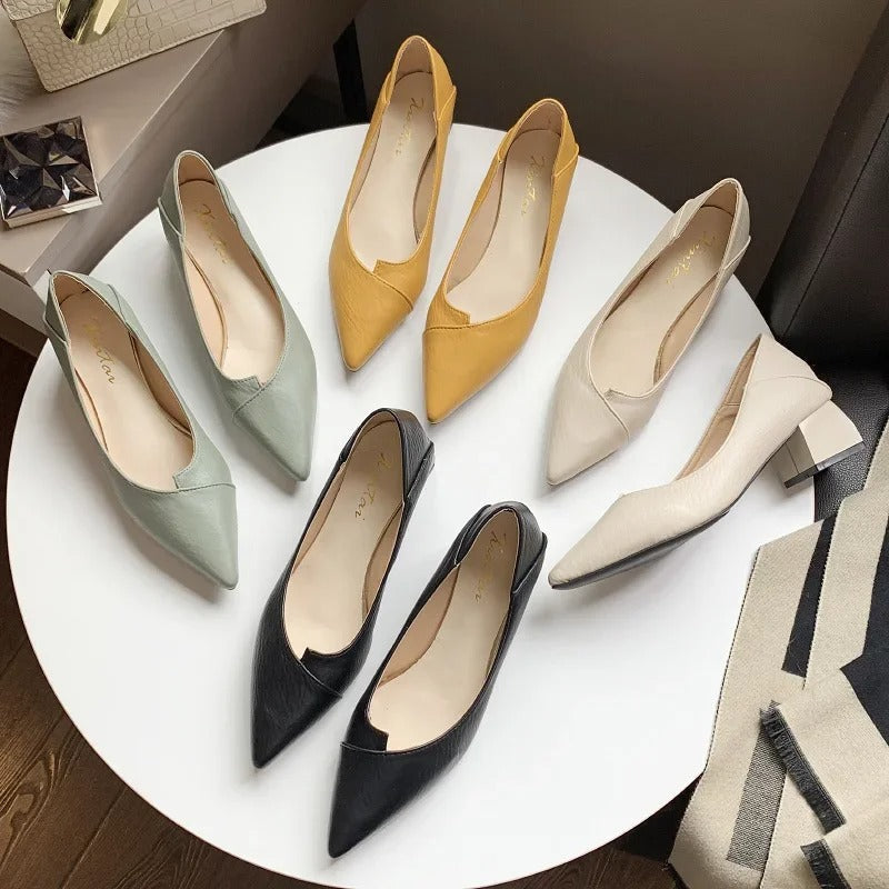 Averie - Chaussures élégantes et fines à pointe