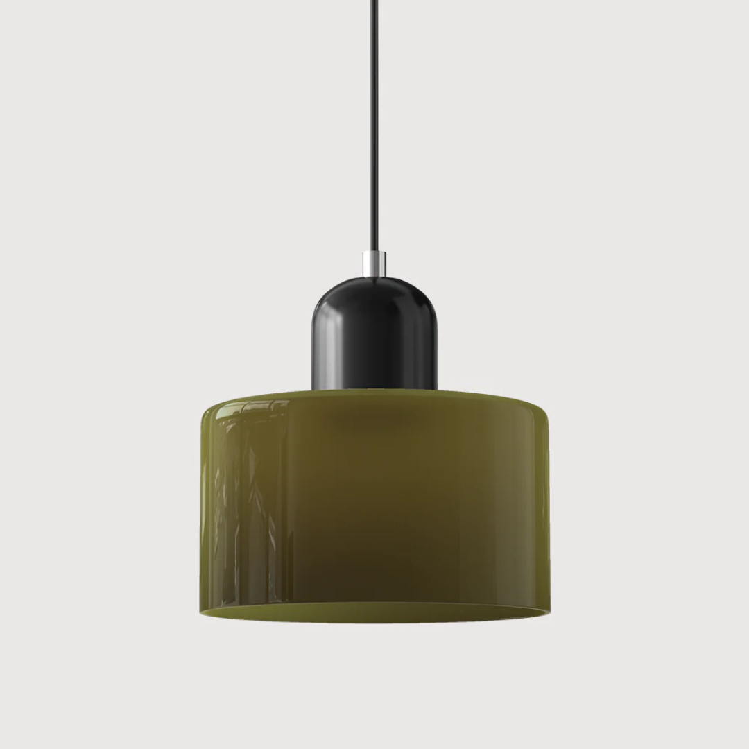 Retro-Hängelampe – Vintage-Design, Glasschirm & E27-Fassung