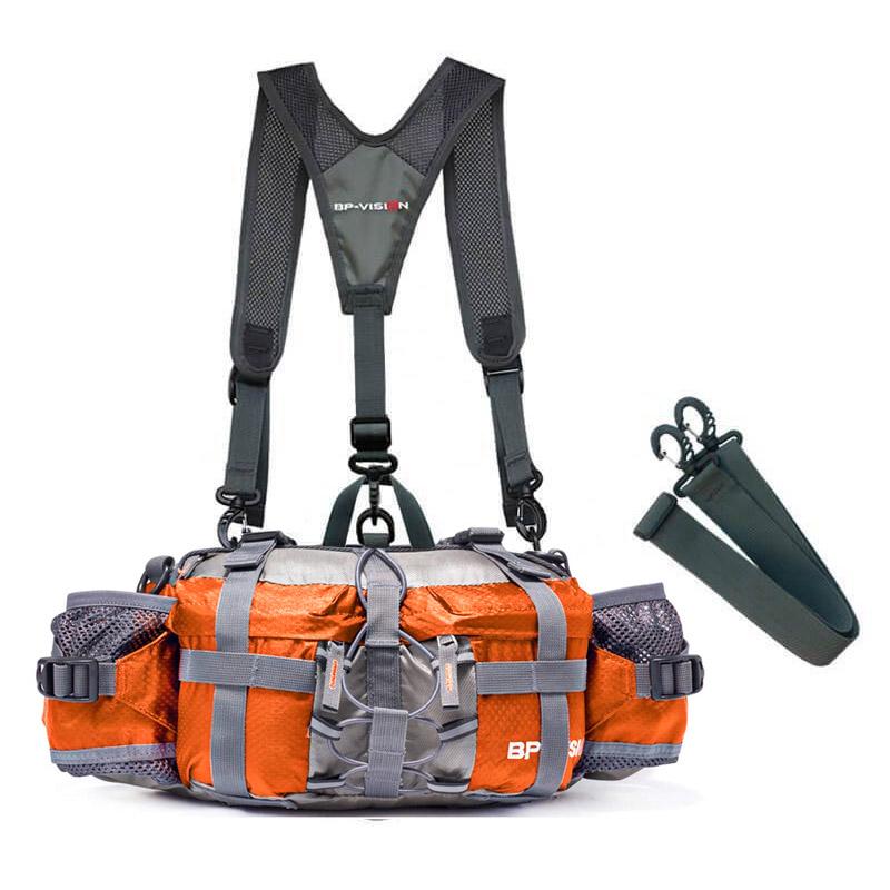 Outdoor dobrodružná crossbody taška - praktická taška s viacerými priehradkami