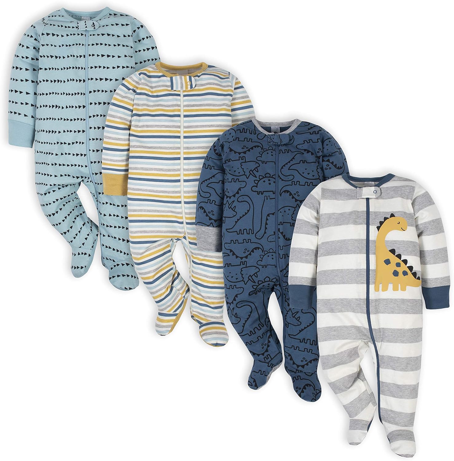 Gerber Babyschlafanzug für Jungen mit Füßen