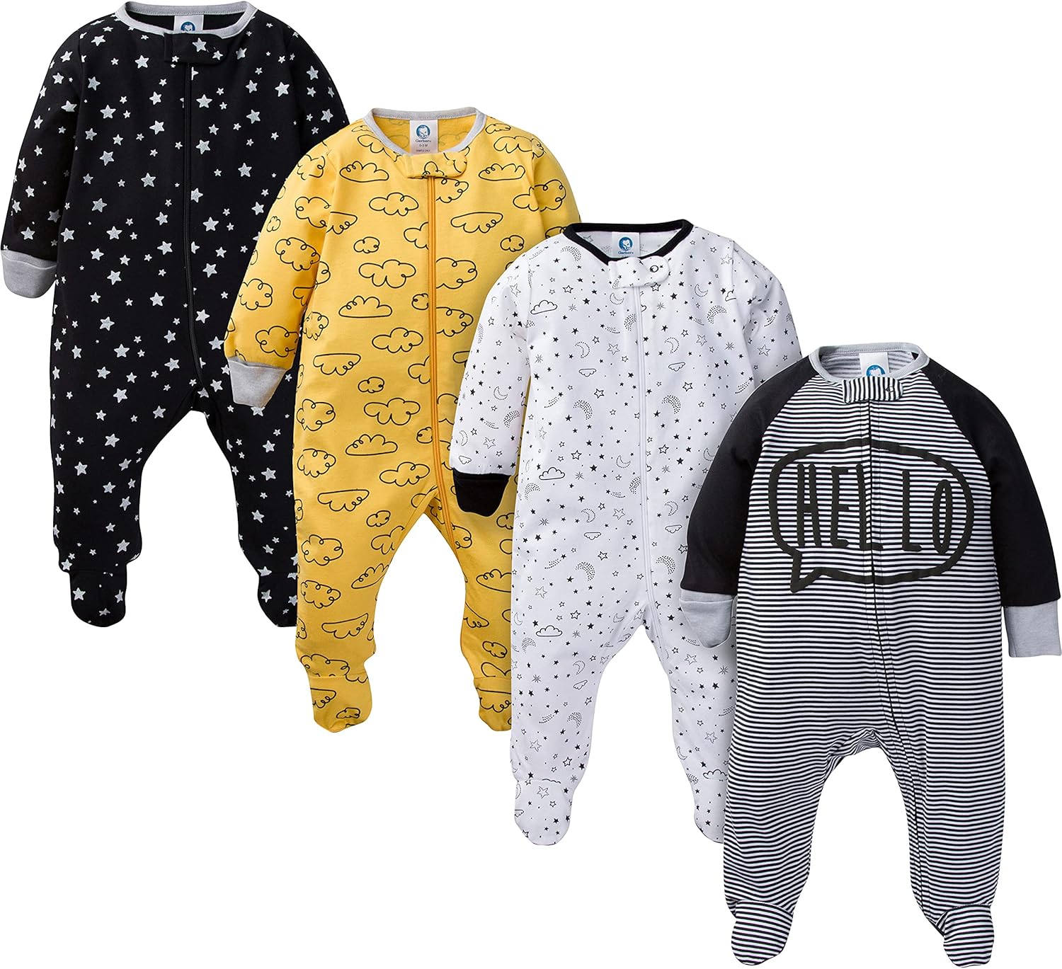 Gerber Babyschlafanzug für Jungen mit Füßen