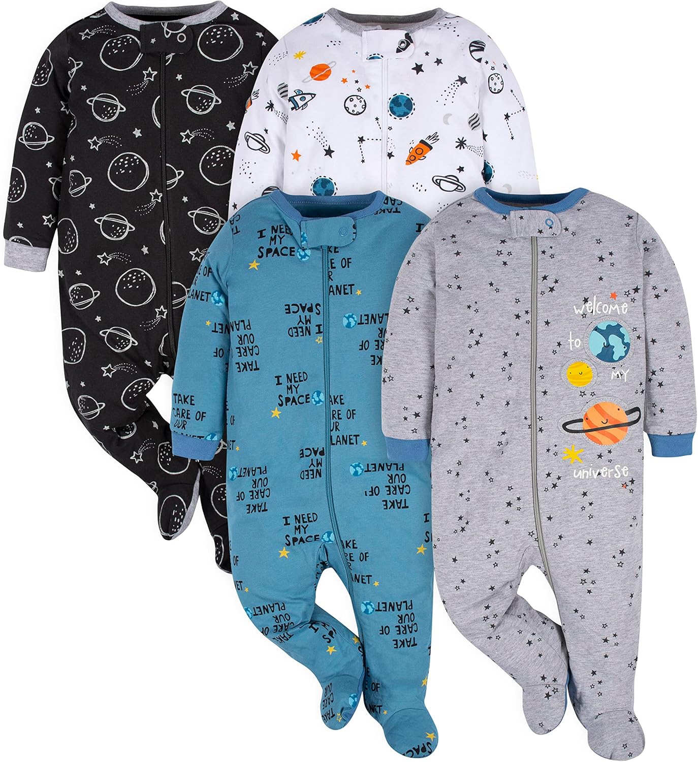 Gerber Babyschlafanzug für Jungen mit Füßen