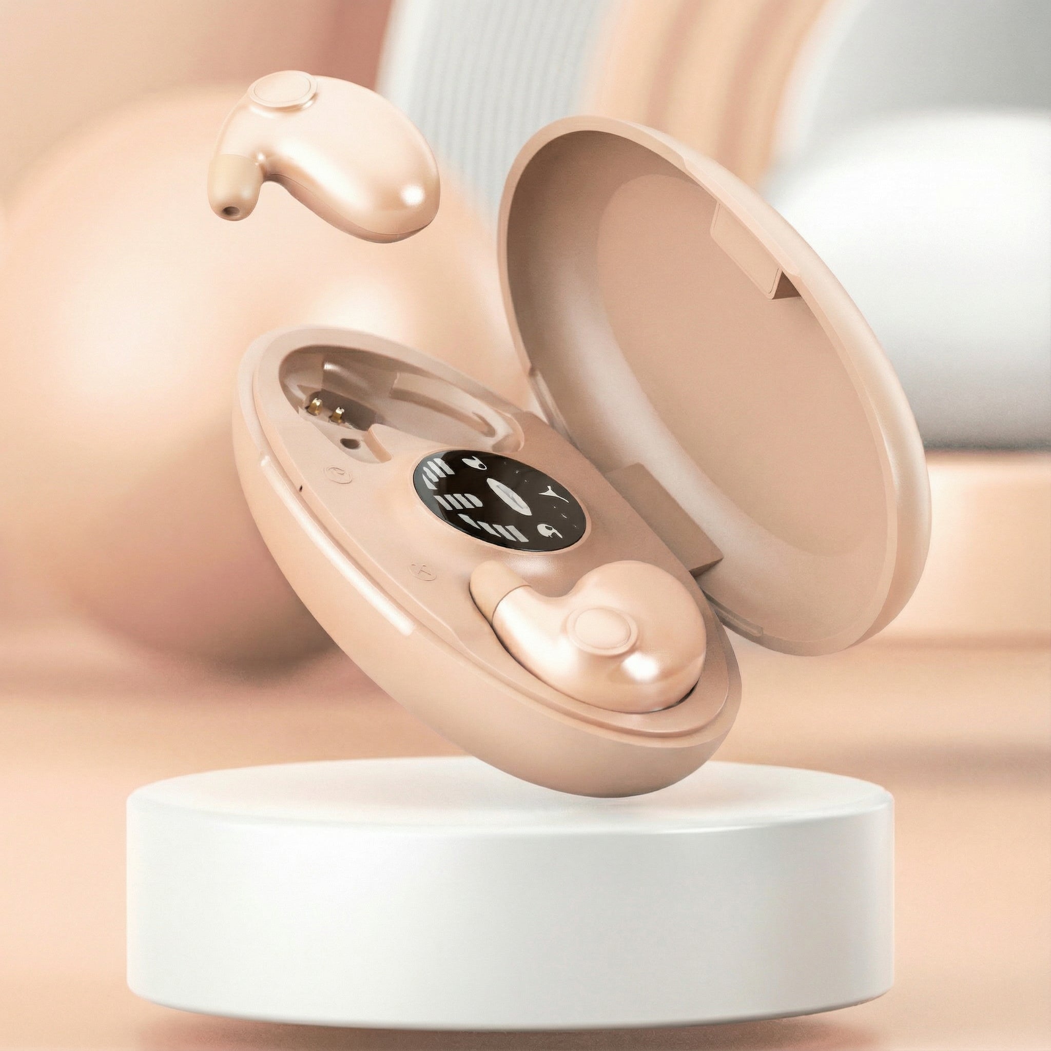 Bezdrátová sluchátka na spaní – Ultratenká, Bluetooth 5.3 a ochrana proti stříkající vodě IPX5