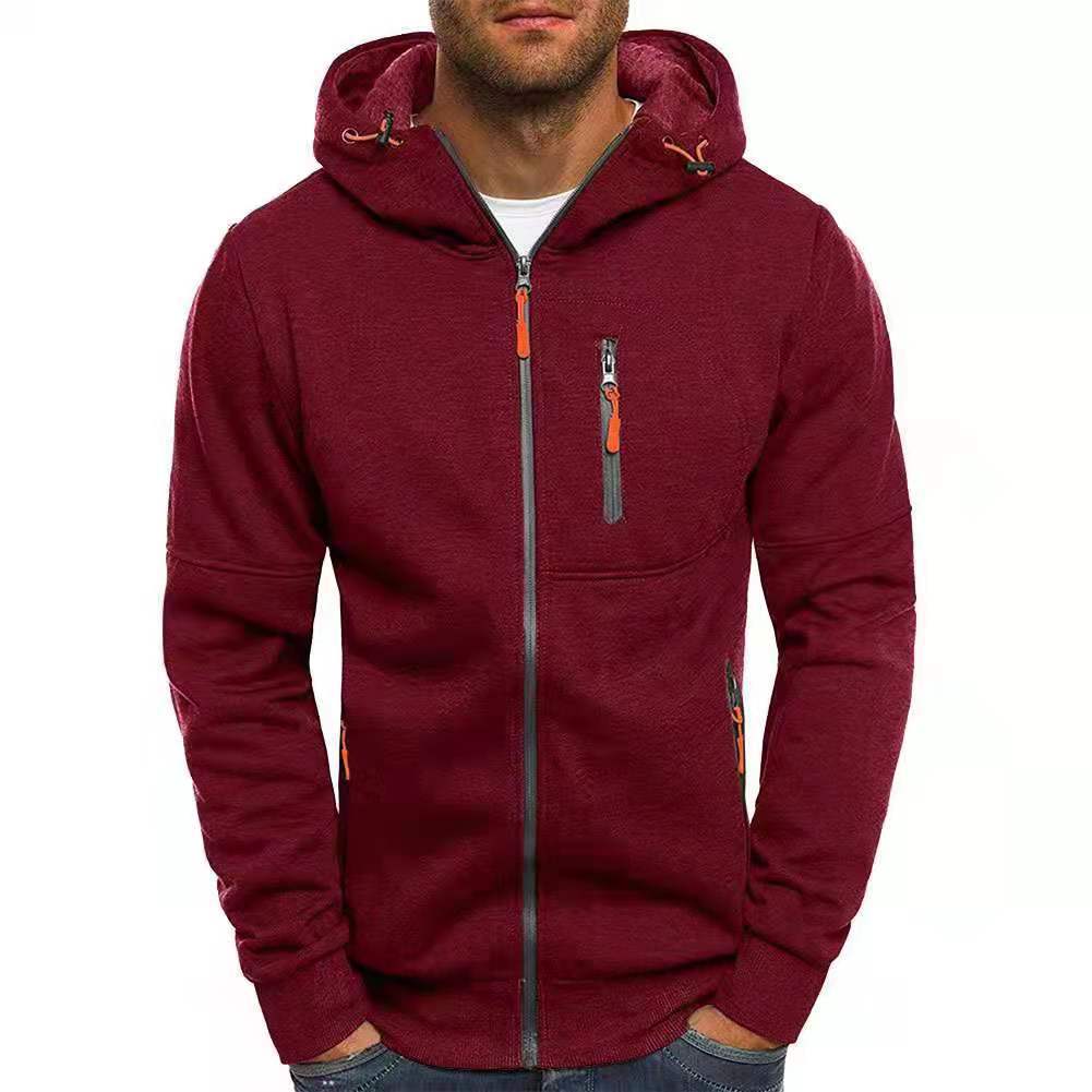 Herren Hoodie mit Reißverschluss – Fleece & Kapuze für Komfort