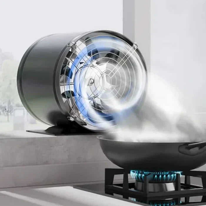WhisperFlow – Ventilateur d'extraction silencieux et puissant – Pour cuisine ou bureau