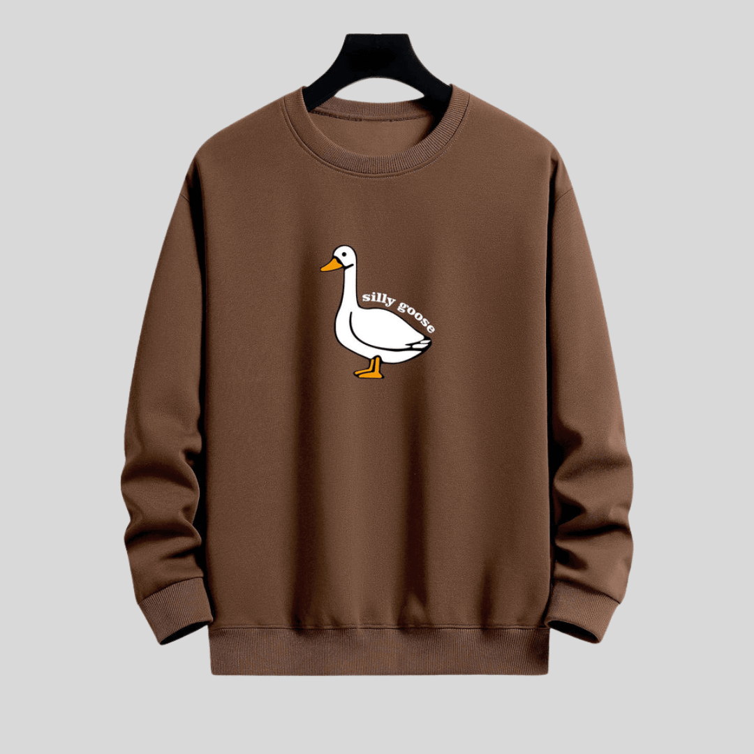 Zanomi – Silly Goose Mikina Unisex – Pohodlná s hravým potiskem