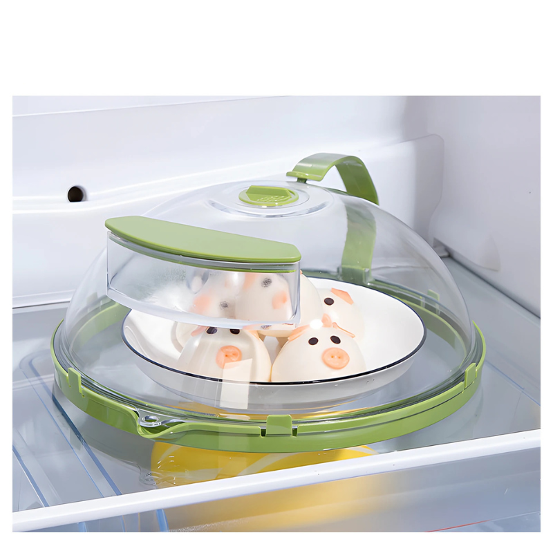 SplashGuard - Transparenter, spritzwassergeschützter 10-Zoll-Mikrowellen-Deckel